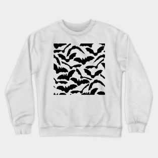 Halloween Bats - Black Crewneck Sweatshirt